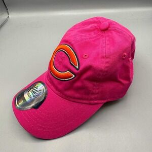 Chicago Bears Hat Kids Pink Gray‎ Gen2 NFL Strap Back Cap New